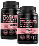 MEDCHOICE Myo Inositol Supplement 2600mg front view