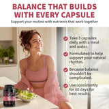 MEDCHOICE Myo Inositol Supplement with a glass of water