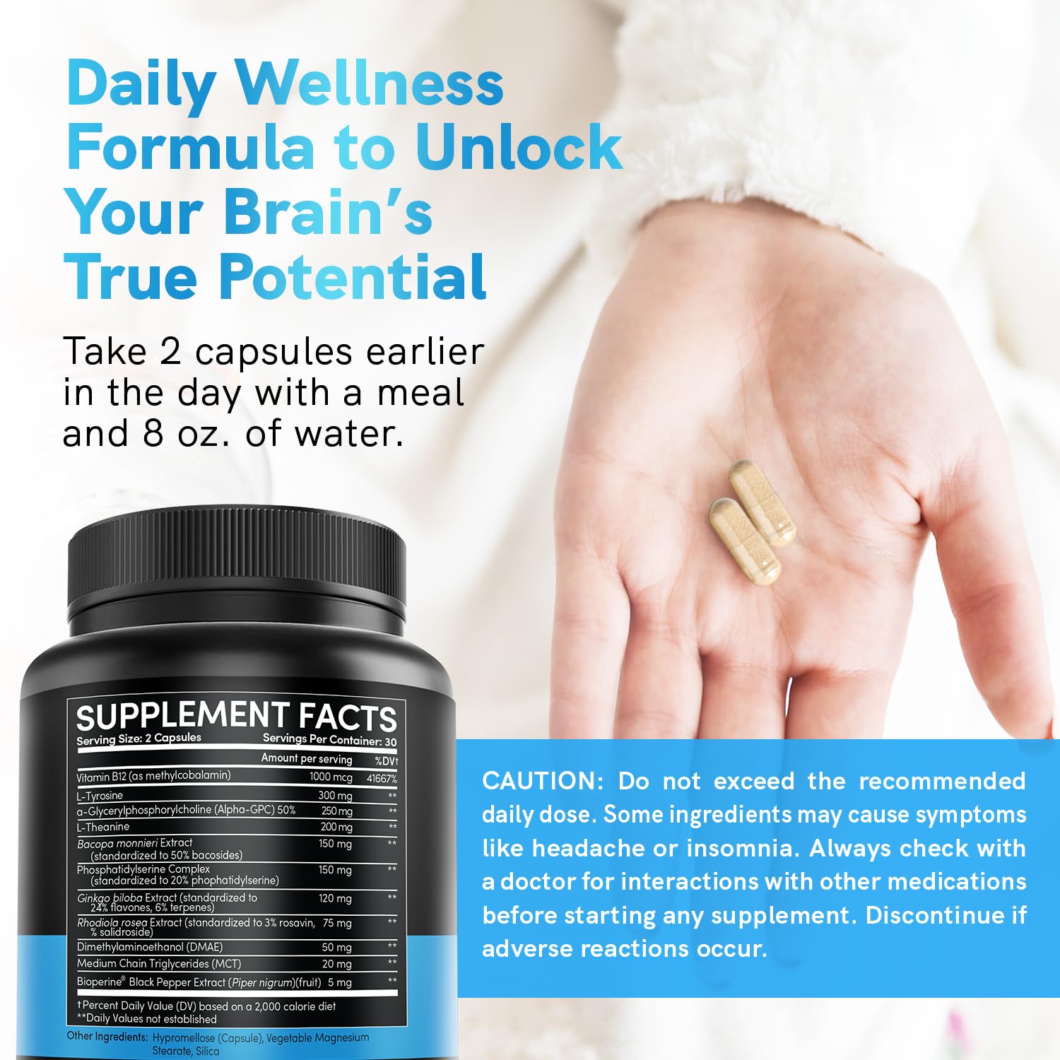 MEDCHOICE Nootropic Brain Support Supplement lifestyle scene