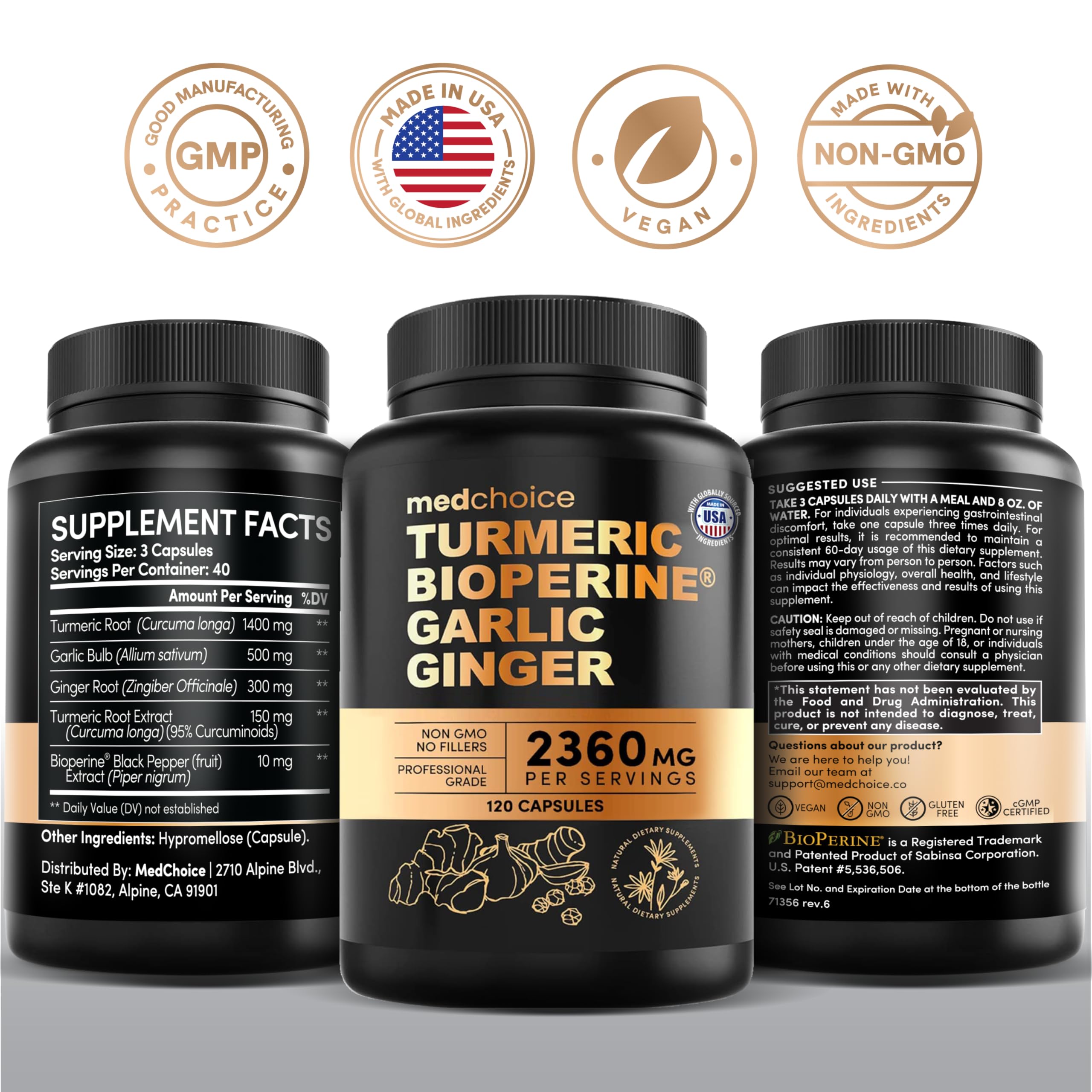 MEDCHOICE Turmeric and Ginger Supplement lifestyle scene