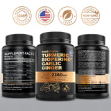 MEDCHOICE Turmeric and Ginger Supplement with Garlic packaging