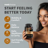 MEDCHOICE Turmeric Curcumin Supplement ingredients list close-up