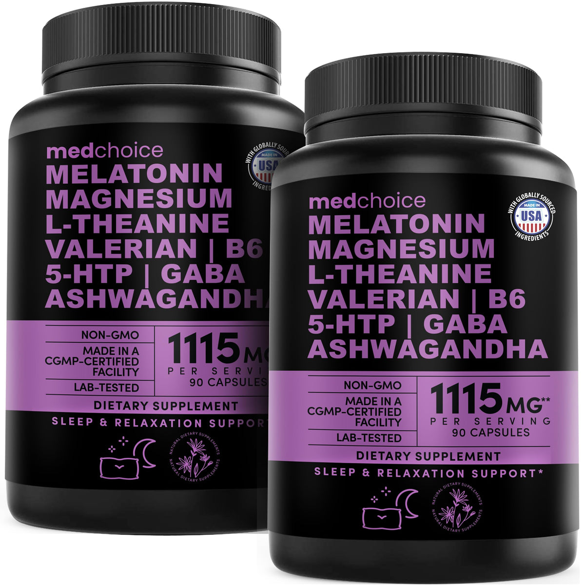 MEDCHOICE Valerian Sleep Aid Supplement front view