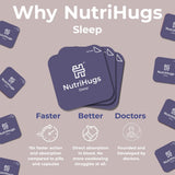 MedHugs NutriHugs Sleep Aid Strips with ingredients list