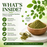 MEDI BOTIC Moringa Leaf Capsules 800mg nutritional information