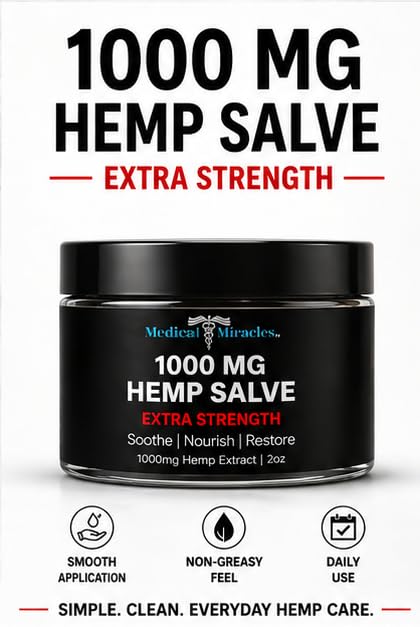 Medical Miracles Omega 3-6-9 Salve jar with lid