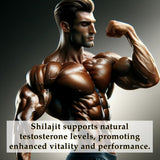 Medical Miracles Shilajit Gummies with a glass of water