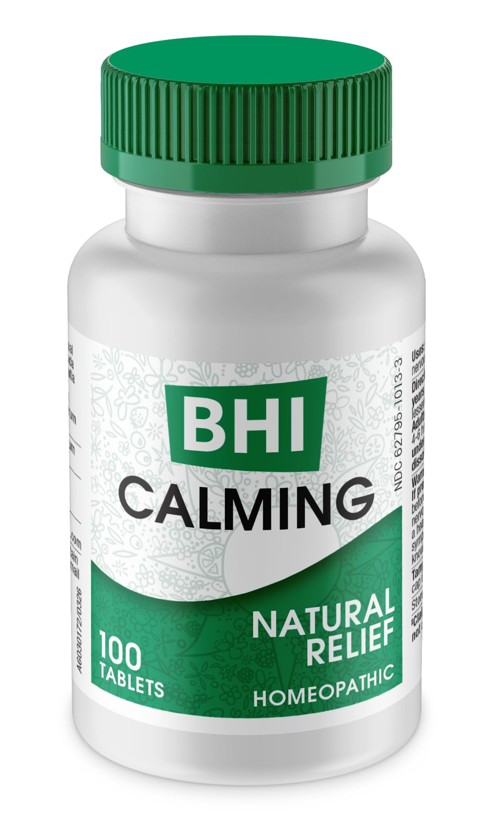 MediNatura BHI Calming Support Tablets front view with packaging
