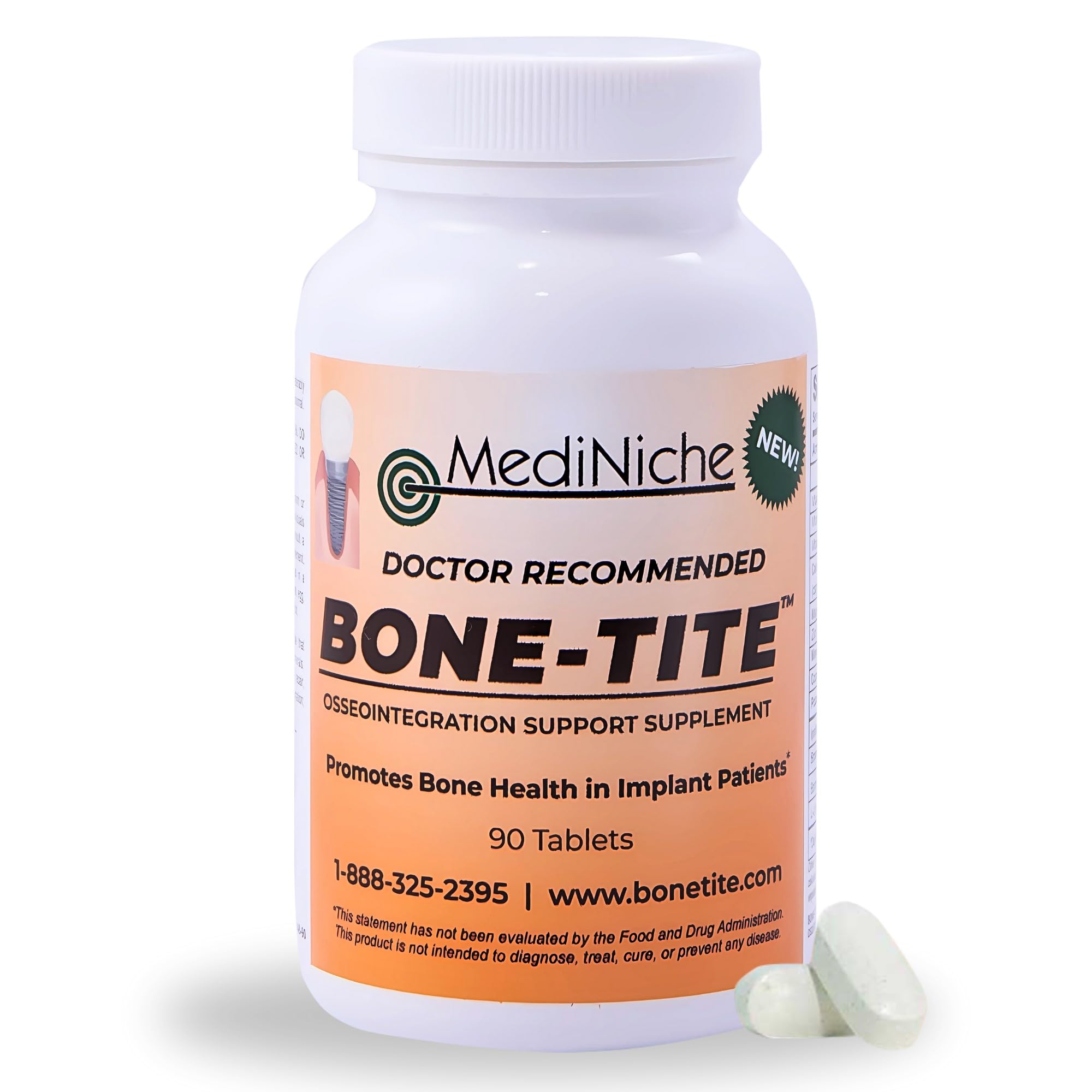 MediNiche BONE-TITE blended vitamin and mineral supplement front view