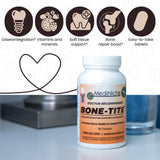 MediNiche BONE-TITE capsules displayed on a wooden surface
