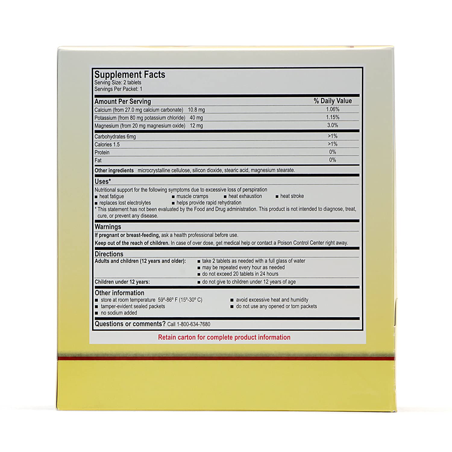Medique Electrolyte Replacement Tablets displayed on a wooden table