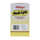 Medique Electrolyte Replacement Tablets with a glass of water