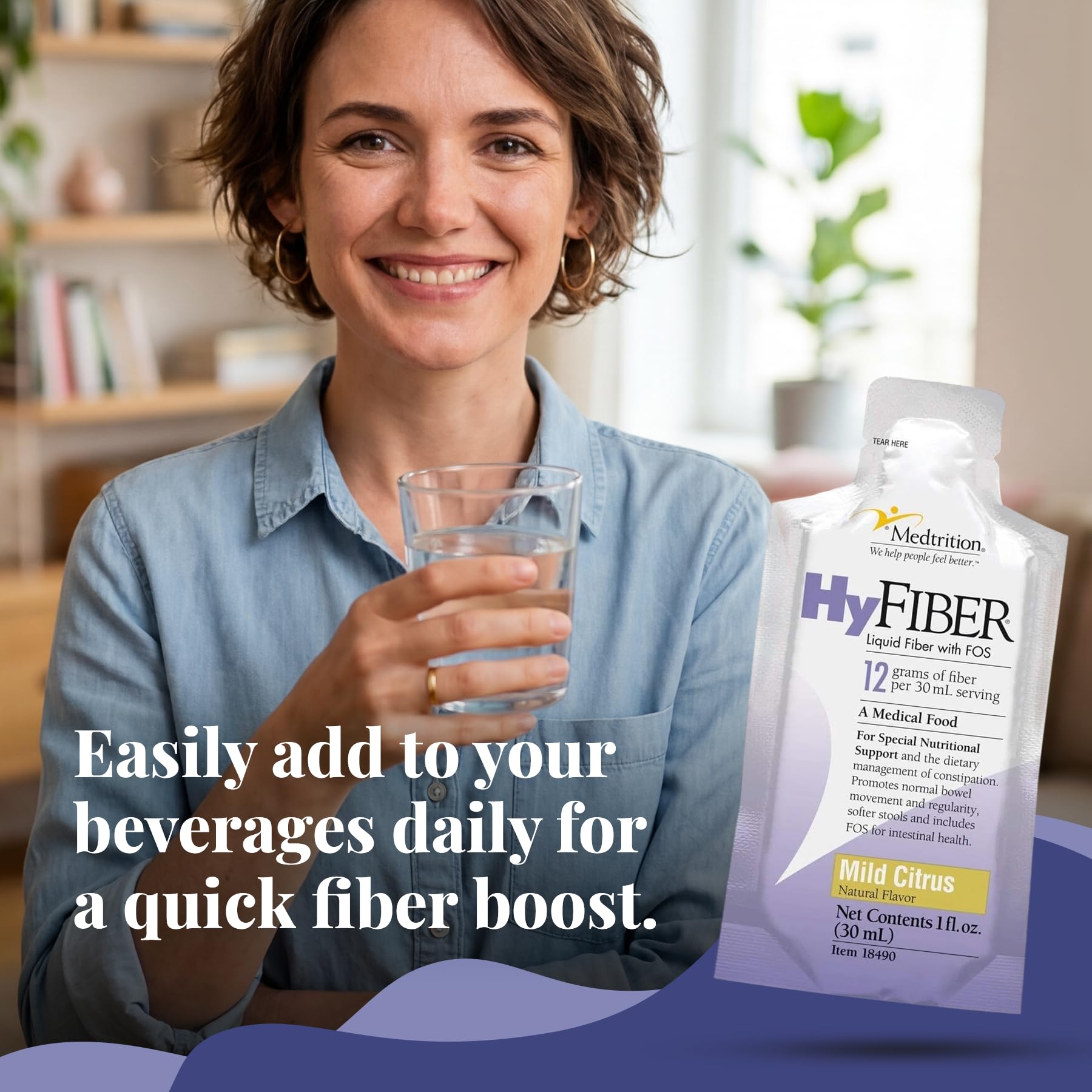 Medtrition Dietary Fibre Supplement serving size measurement