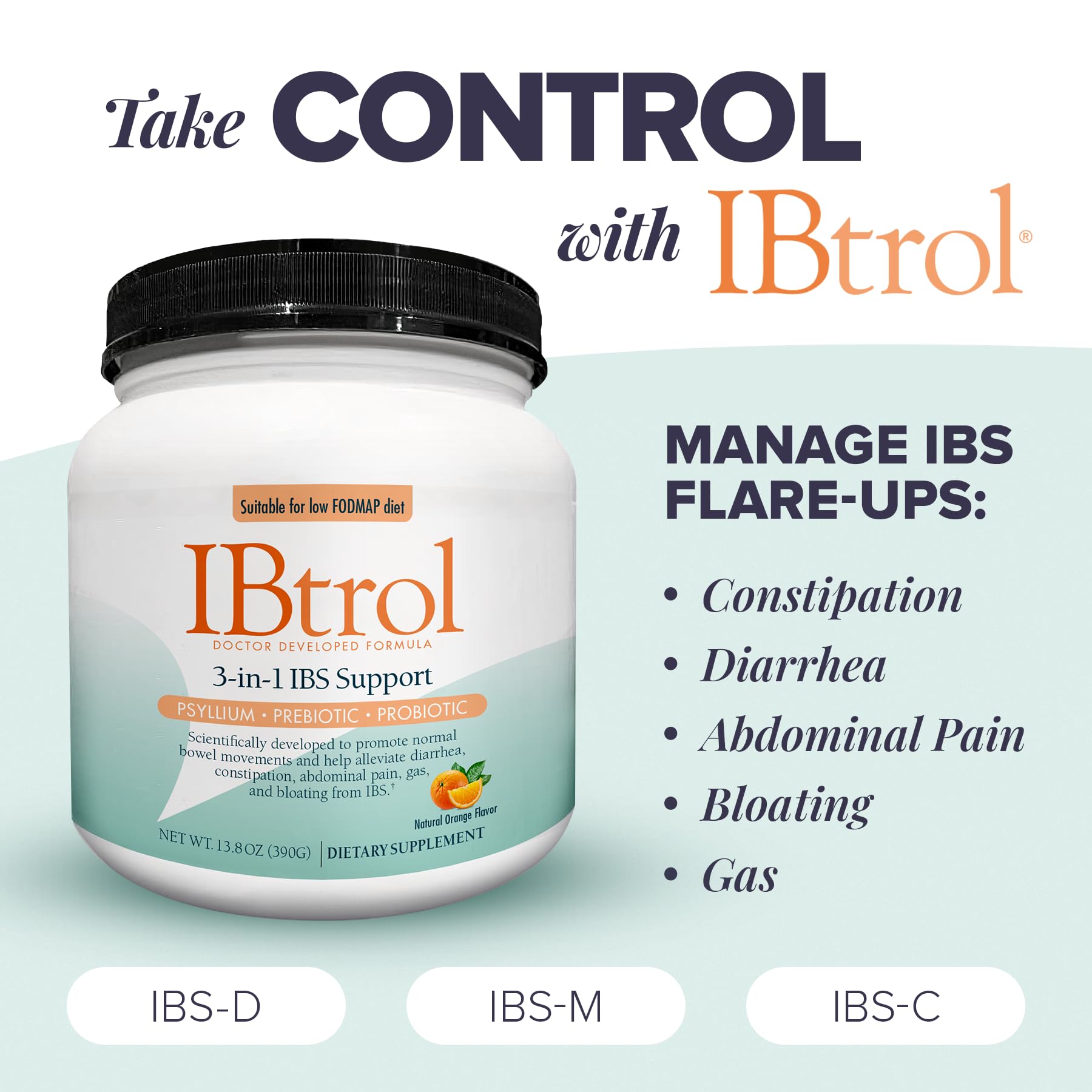 Medtrition IBtrol supplement capsules close-up