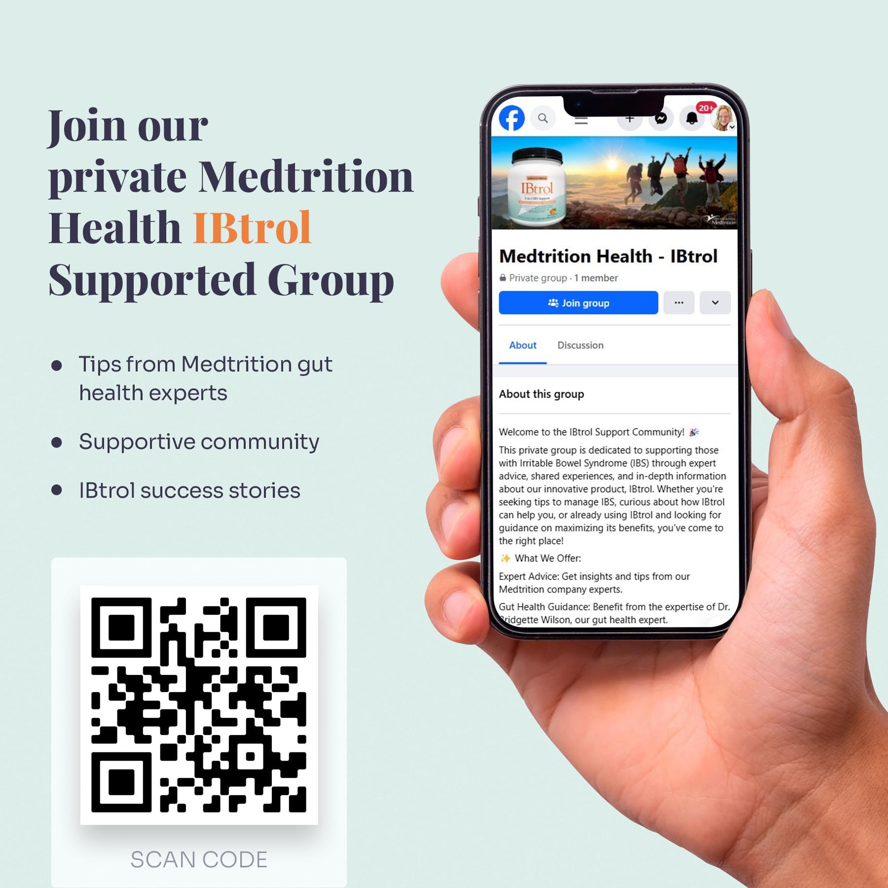 Medtrition IBtrol supplement in a lifestyle setting