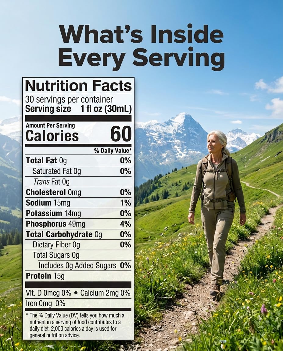 Medtrition NoCarb Liquid Protein bottle with label details