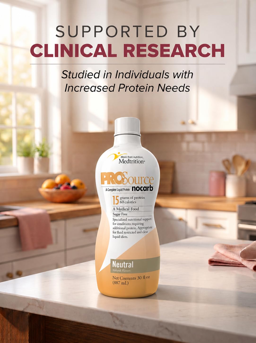 Medtrition NoCarb Liquid Protein in a bowl with soup