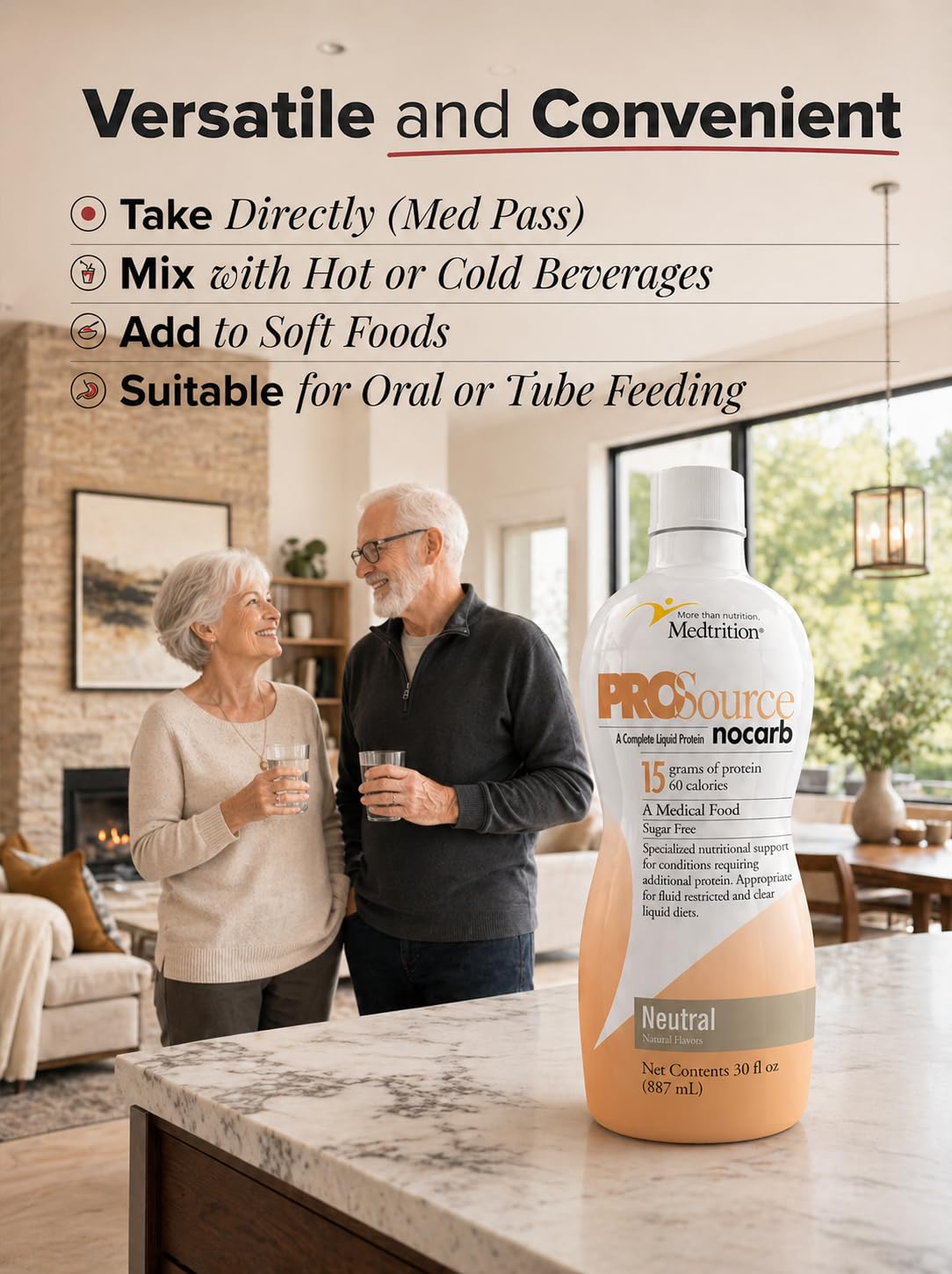 Medtrition NoCarb Liquid Protein ingredients list