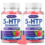 MEENCCD 5-HTP Gummies front view with raspberry flavour