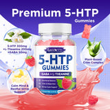 MEENCCD 5-HTP Gummies with natural raspberry flavour