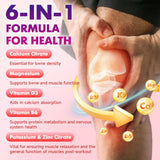 MEENCCD Calcium Citrate Gummies side view with label