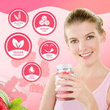 MEENCCD CoQ10 Gummies 250mg lifestyle shot with fruits