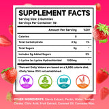 MEENCCD L-Lysine 1000mg Gummies close-up of gummies