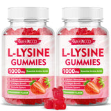 MEENCCD L-Lysine 1000mg Gummies front view with packaging