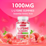 MEENCCD L-Lysine 1000mg Gummies showing serving size