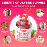 MEENCCD L-Lysine 1000mg Gummies side view packaging