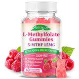 MEENCCD L-Methylfolate Gummies bottle front view with 60 count