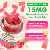 MEENCCD L-Methylfolate Gummies nutritional information
