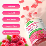 MEENCCD L-Methylfolate Gummies on a kitchen counter