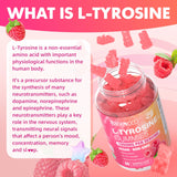 MEENCCD L-Tyrosine Gummies 1000mg bottle side view