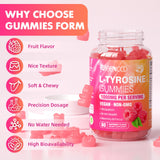 MEENCCD L-Tyrosine Gummies 1000mg gummies on a table