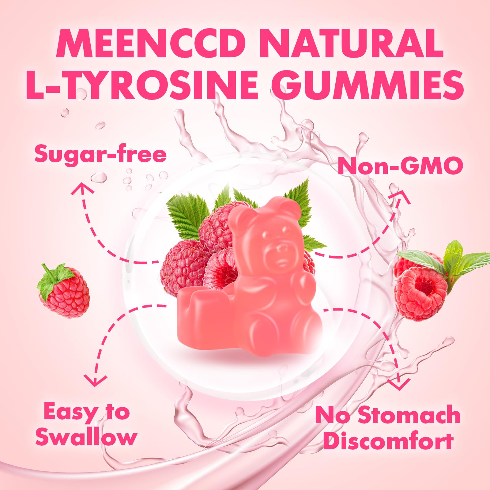 MEENCCD L-Tyrosine Gummies ingredients list