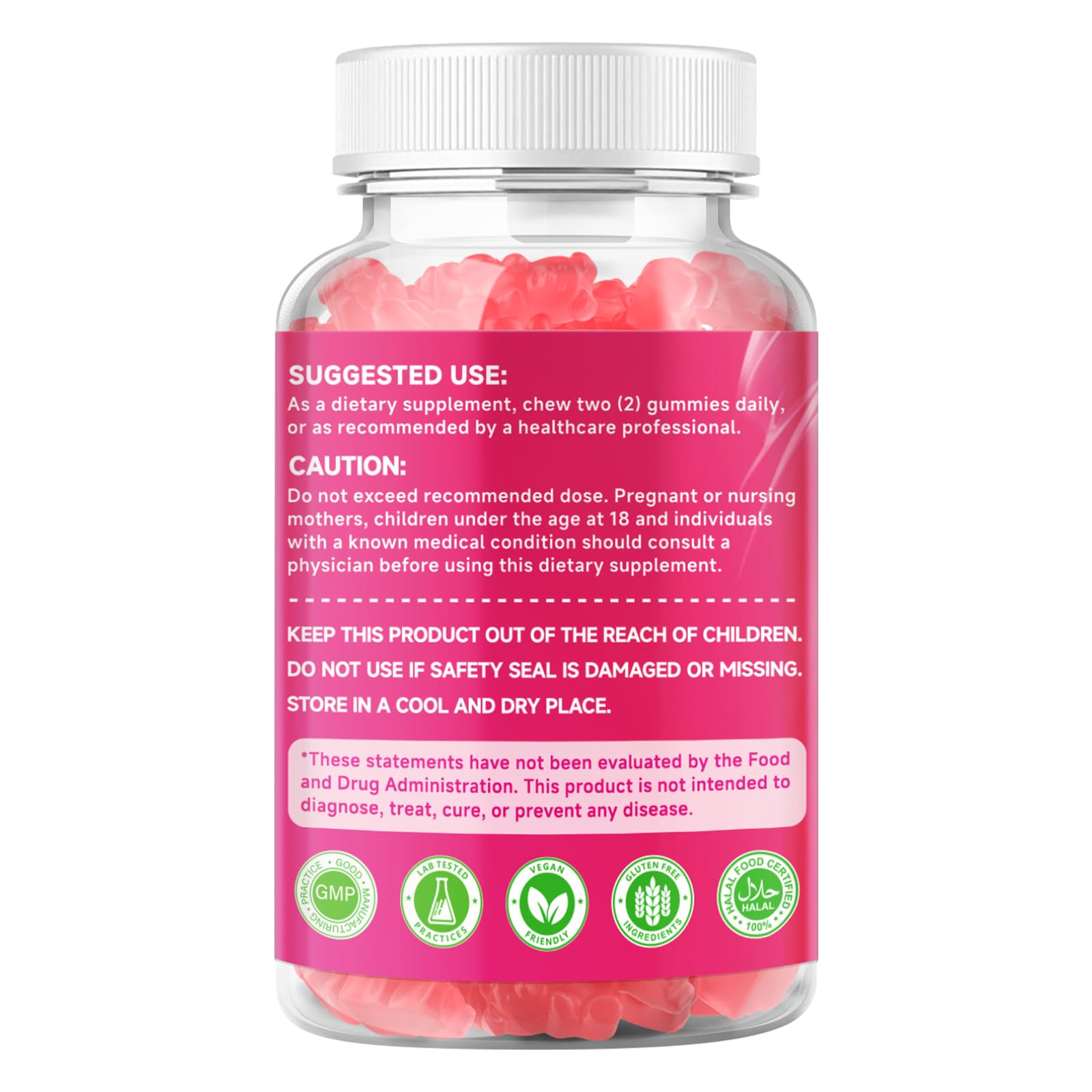MEENCCD L-Tyrosine Gummies with lifestyle setting
