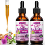 MEENCCD Milk Thistle Drops 1000mg front view 60ml bottle