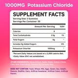 MEENCCD Potassium Gummies showing the gummies inside the container