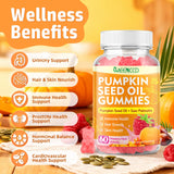 MEENCCD Pumpkin Seed Oil Gummies showing soft chewable texture