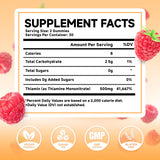 MEENCCD Vitamin B1 Gummies packaging with nutritional information