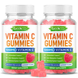 MEENCCD Vitamin C Gummies 1000mg raspberry flavour front view