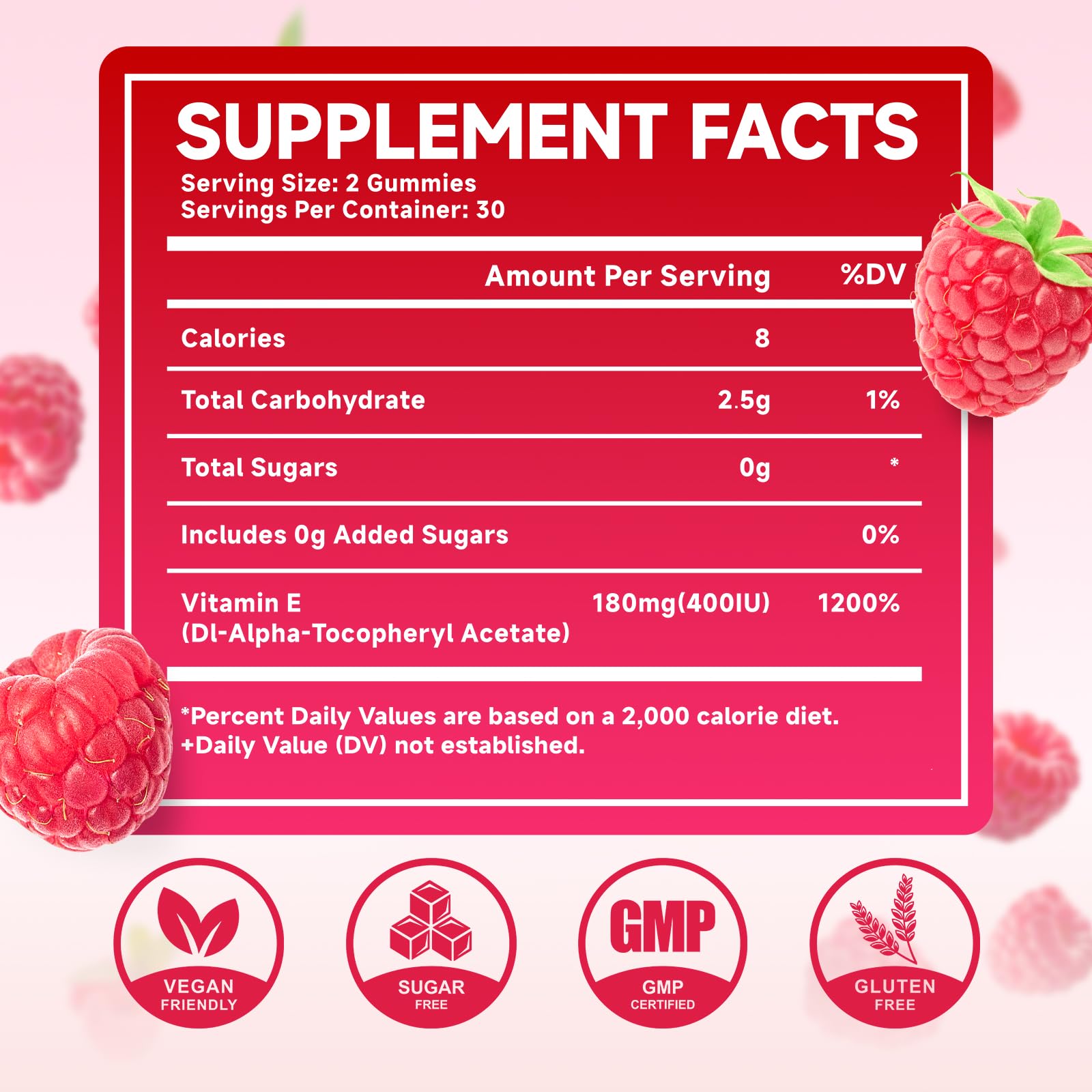 MEENCCD Vitamin E Gummies soft chewable texture