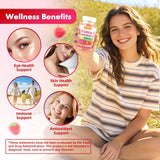 MEENCCD Vitamin E Gummies with nutritional information