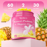 MEENCCD Women's Probiotic Gummies nutritional information on packaging
