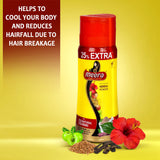 Meera Advanced Herbal Hair Powder 150g in a bowl
