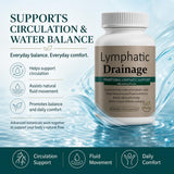 Megacephalus Lymphatic Drainage Capsules on a wooden table