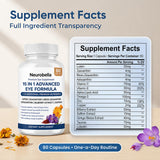 Megacephalus Neurobella Eye Formula 60 capsules side view