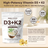 Megacephalus Vitamin D3 K2 Softgels packaging
