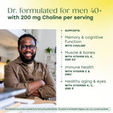 MegaFood Advanced Multivitamin for Men 40+ bottle with label